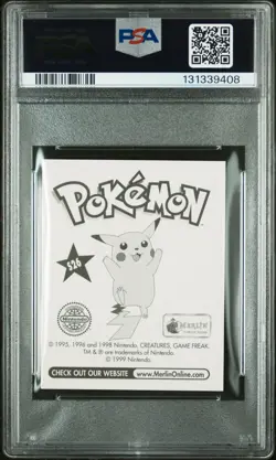 PSA 10 GEM MINT 1999 MERLIN POKEMON #S26 ASH-PRISM - Image 2