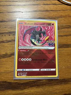 Radiant Charizard - 011/078 - Pokemon Go Sword & Shield Radiant Rare - NM - Image 1