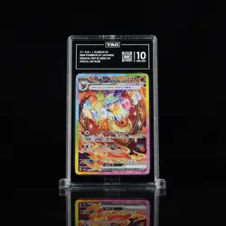 2024 POKEMON JAPANESE TERASTAL FEST EX SPECIAL ART RARE #202 FLAREON EX TAG 10 - Image 1
