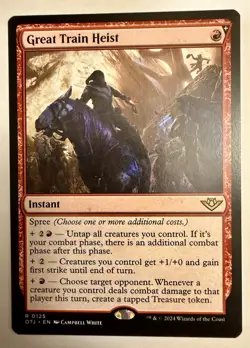 Great Train Heist - 125 - OTJ - NM - MTG Magic the Gathering - Image 1