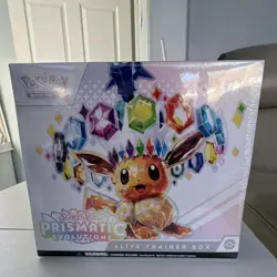 Pokemon TCG Scarlet & Violet Prismatic Evolutions Elite Trainer Box Eevee 2024 - Image 1