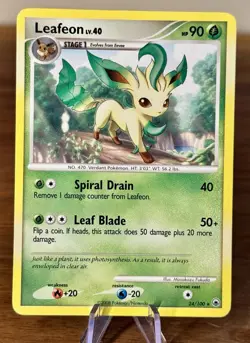 Pokemon - Leafeon 24/100 - Holo Rare - Diamond & Pearl: Majestic Dawn - NM - Image 2