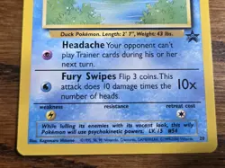Pokemon Wotc Black Star Promo # 20 Psyduck,,not played - Image 3