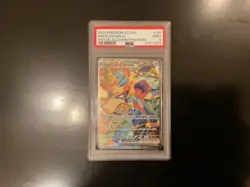 Pokemon Journey Together Hop's Zacian ex special illustration rare 186/159 PSA 9 - Image 1