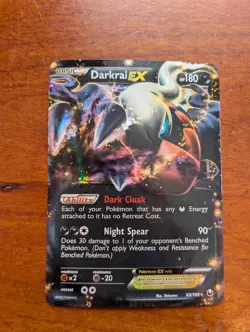 Pokemon TCG Darkrai 63/108 Pokemon Dark Explorers - Image 1