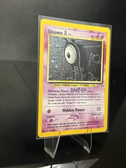 Pokemon Unown A 14/75 Holo Neo Discovery Unlimited 2001 MP - Image 2