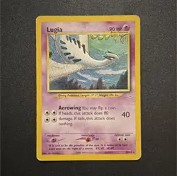 Pokemon Lugia Rare Regular Unlimited Neo Revelation 20/64 90HP Aerowing 2000 - Image 1