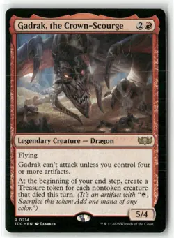 Gadrak, the Crown-Scourge Commander: Tarkir Dragonstorm NM - Image 1