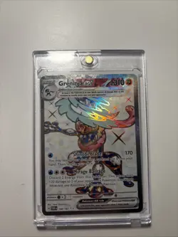 Pokemon Greninja EX TCG Twilight Masquerade Holo Ultra Rare Full Art 198/167 - Image 1