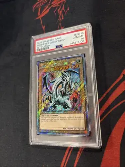 PSA 10 YU-GI-OH 2024 BLUE-EYES WHITE DRAGON RA03 QUARTER CENTURY BONANZA 1ST ED. - Image 1