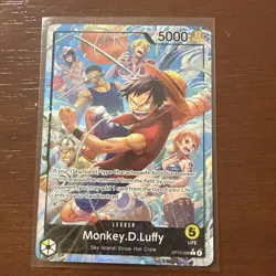 Monkey D Luffy OP15-098 Alt Art English Adventure On Kami's Island One Piece - Image 1