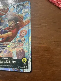 Monkey D Luffy OP15-098 Alt Art English Adventure On Kami's Island One Piece - Image 5