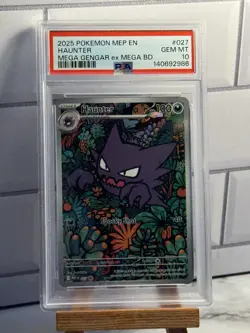 PSA 10 Haunter Illustration Rare #027 2025 Pokemon Black Star Promo - Image 1