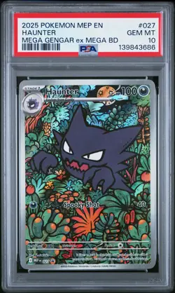PSA 10 Haunter Illustration Rare #027 2025 Pokemon Black Star Promo 139843686 - Image 1