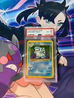 1999 Pokemon Unlimited Base set Trio PSA 7/6/7 Charizard, Blastoise, Venusaur - Image 3