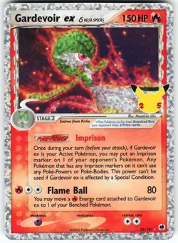 Gardevoir ex (Delta Species) 93/101 Pokemon Celebrations: Classic Collection Hol - Image 1