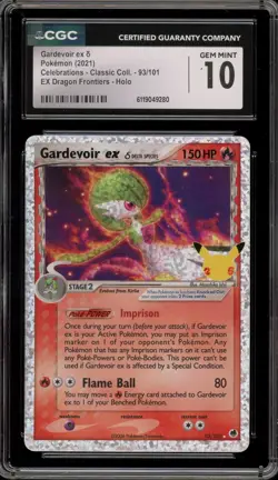 Pokemon Gardevoir ex Celebrations Classic Coll. EX Delta Species #93 CGC 10 - Image 1