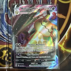 Pokemon Mimikyu VMAX Holo Ultra Rare TCG Card Brilliant Stars 069/172 NM - Image 1