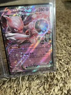 🔥2025 Destined Rivals Team Rocket’s Mewtwo Ex 081/182 Lot Of 2 Cards Near Mint - Image 3