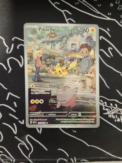Pokemon Pikachu TCG SV 151 Illustration Rare Card 173/165 Near Mint Condition - Image 2
