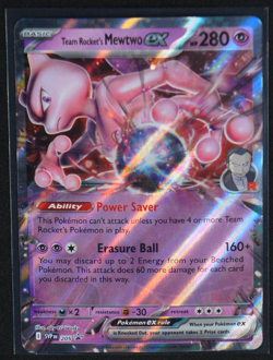 Team Rocket's Mewtwo ex Holo Promo #205 SV: Scarlet & Violet Promo Cards 2023 NM - Image 1