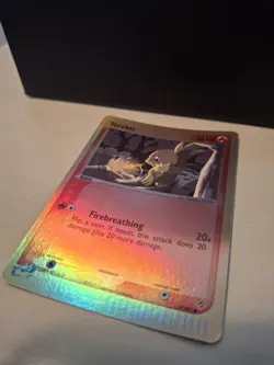 Pokemon TCG Torchic 77/97 Dragon Reverse Holo Card NM Never Played - Image 2