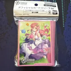 Overflowing Love 70 Sleeve Gundam Card Game Japanese Official Lacus Clyne - Image 1