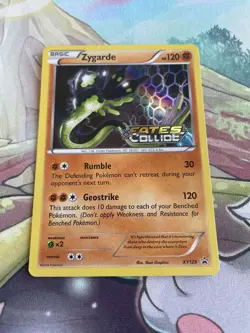 Zygarde XY129 Prerelease Black Star Promo Holo Stamped Pokemon Card NM MINT - Image 1