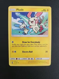 Plusle - 53/168 - SM Celestial Storm Pokemon Card - NM/VLP - Image 1