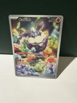 Pokemon Carbink Full Art Holo ASC 242/217 Basic Card HP 90 Rock Pokemon TCG - Image 1