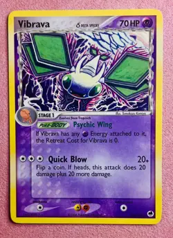 Vibrava 24/101 | EX Dragon Frontiers | 2006 Vintage Komiya Pokemon TCG Card | LP - Image 1