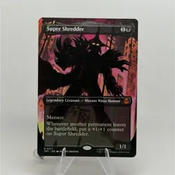 Wizards Magic TCG Super Shredder Legendary Creature Black TMNT 0217 2026 - Image 1