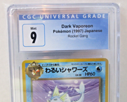 Dark Vaporeon Rocket Gang 1997 [CGC 9] Japanese Vintage Pokemon Graded Mint - Image 2