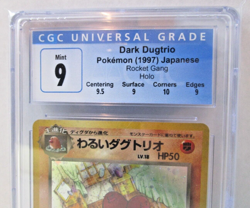 Dark Dugtrio Rocket Gang Holo 1997 [CGC 9] Graded Vintage Japanese Pokemon - Image 2