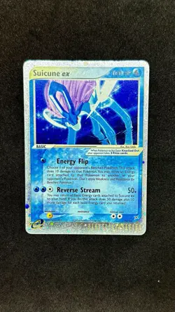 Pokemon Suicune EX Holo Card Team Magma vs. Team Aqua, Series 94/95 - Image 1
