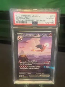 PSA 10 Charizard ex 199/165 Special Illustration Rare Pokemon 151 GEM MINT - Image 1