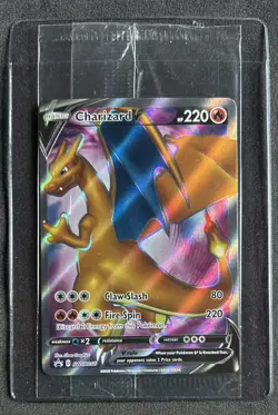 Pokemon Champion’s Path ETB Promo SWSHO50 Charizard V Sealed - Image 1