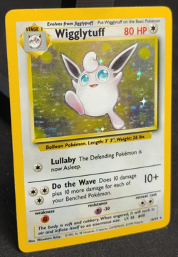 1999 Pokemon Wigglytuff 16/64 Jungle Holo No Symbol Error WOTC NM/LP - Image 4