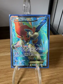 Pokemon TCG Keldeo EX Full Art Ultra Rare Holo Boundaries Crossed 142/149 - Image 1