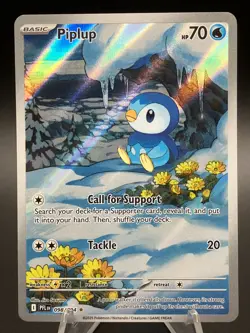 Piplup 098/094 Mega Phantasmal Flames Pokemon TCG Full Art IR NM-MT - Image 1