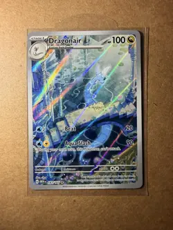 Pokemon TCG Dragonair 181/165 Scarlet Violet 151 Illustration Rare - Image 3