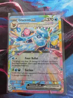 Glaceon ex 26/131 Double Rare Holo - Pokemon TCG SV Prismatic Evolutions - NM - Image 1
