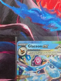 Glaceon ex 26/131 Double Rare Holo - Pokemon TCG SV Prismatic Evolutions - NM - Image 2