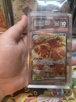 Pokemon Dachsbun Ex 129102 Special Art Rare Stellar Miracle TAG 10 Gem Mint - Image 1