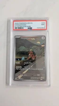Kangaskhan 204/182 Illustration Rare PSA 9 Pokemon TCG SV10 Destined Rivals - Image 1