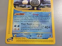 Pokemon Base Set Expedition #60/165 non-holo POLIWRATH---not played with--- - Image 3