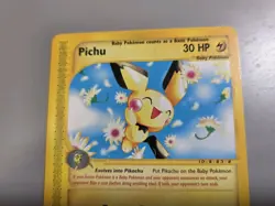 Pokemon Base Set Expedition #58/165 non-holo PICHU **never played** - Image 2