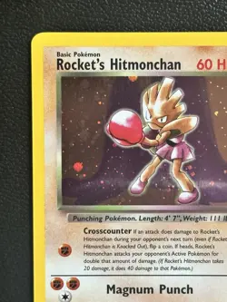 Rocket’s Hitmonchan 11/132 Holo Gym Heroes Pokemon 2000 - Image 2
