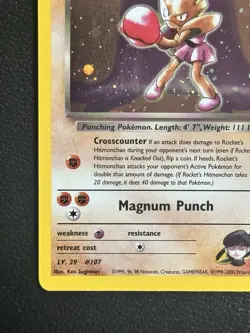 Rocket’s Hitmonchan 11/132 Holo Gym Heroes Pokemon 2000 - Image 5
