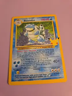 Pokemon TCG: Blastoise 2/102 Celebrations Classic Collection Holo - Image 1